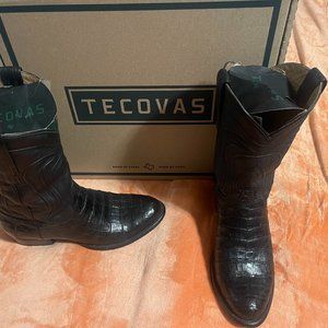 Tecovas - Dillon - Caimen - 9EE - Black
